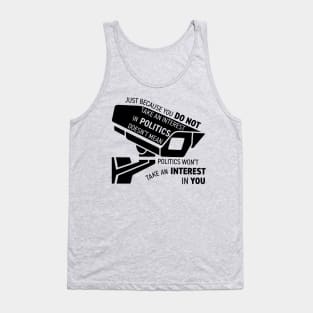 Politics (Black) Tank Top